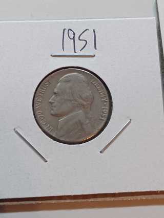 1951 Jefferson Nickel! 25