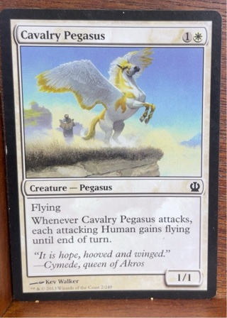 Cavalry Pegasus 2/249 Theros MTG Magic The Gathering