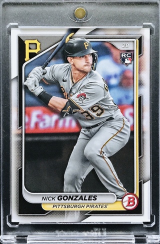 Nick Gonzales RC - 2024 Bowman #62 - Pittsburgh Pirates [AA102]