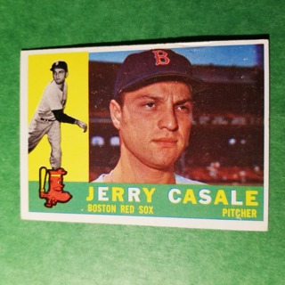 1960 - TOPPS EXMT - NRMT BASEBALL CARD NO. 38 - JERRY CASALE - RED SOX