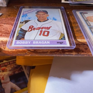 1966 topps Bobby bragen mgr baseball card 