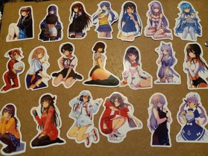 Anime 20 cool vinyl lab top stickers no refunds regular mail win 2 or more get bonus