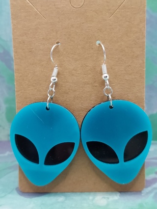 3 Pair Alien Earrings