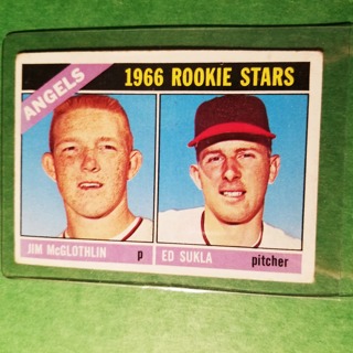 1966 - TOPPS BASEBALL CARD NO. 417 - 1966 ROOKIE STARS - ANGELS