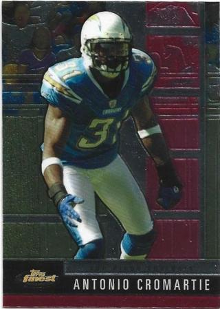 2008 TOPPS FINEST ANTONIO CROMARTIE CARD