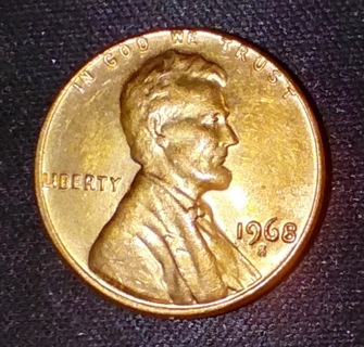 COIN 1968 S UNCIRCULATED WITH SMALL DOUBLING ON D IN GOD SEE PHOTO 99 POINT AUCTION STEAL OF A DEAL.