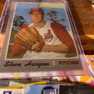 1970 topps Steve hargan baseball card 