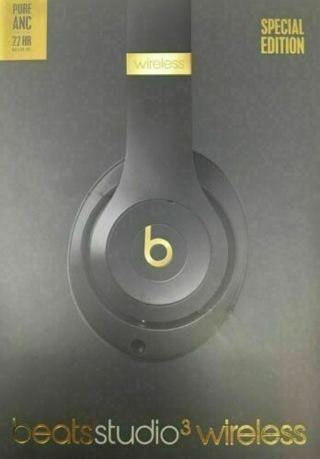 Beats Studio3 Wireless Bluetooth Noise Cancelling Over-ear Headphones