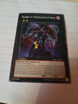 YU-GI-OH- NUMBER 43: MANIPULATOR OF SOULS- 1ST EDITION- PRIO-ENO47