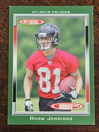 2006 Topps Total Football trading card.