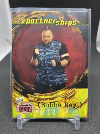 2002 FLEER WWE ABSOLUTE DIVAS BUBBA RAY PARTNERSHIPS WITH TRISH STRATUS #46