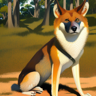 Listia Digital Collectible: A Dingo in the Outback