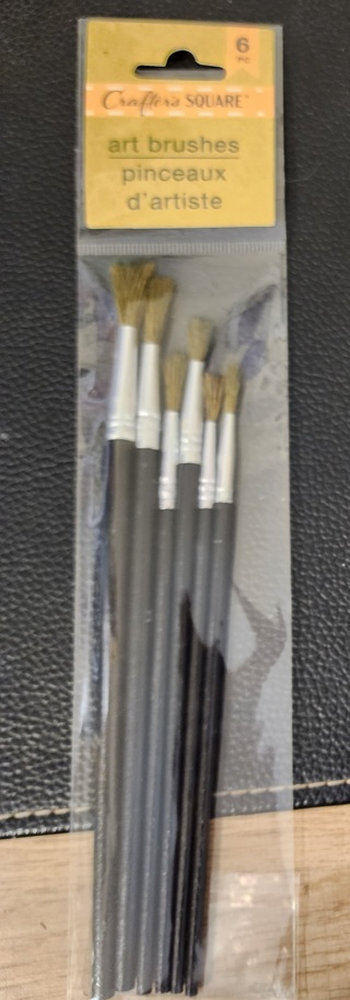 NEW - Crafter's Square - 6 piece Paint Brush Set