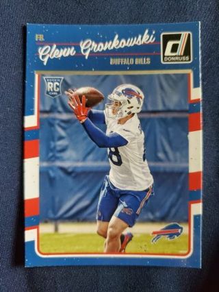 2016 Donruss Rookie Glenn Gronkowski