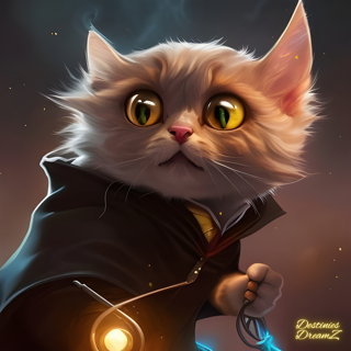 Listia Digital Collectible: Destinies DreamZ: Dobby the House Cat