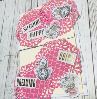 2 Kits for Doily Cards with Envelopes, Free Mail