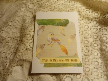 Faith greeting card