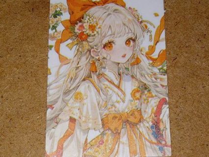 Anime new one thin vinyl lap top sticker no refunds regular mail win 2 or more get extra