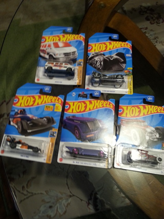 5 new Hot Wheels