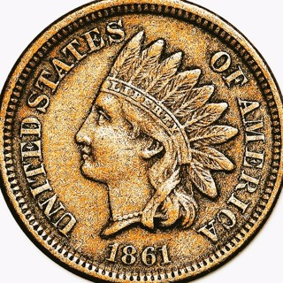 1861 Indian Head Cent,  Sharp, Genuine, Guaranteed Refund,Uncirculated, Insured. Ships FREE