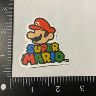 Super Mario game large sticker decal NEW 