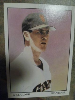 1990 SCORE DREAM TEAM WILL CLARK SAN FRANCISCO GIANTS BASEBALL CARD # 684