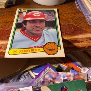 1983 donruss Johnny bench baseball card 