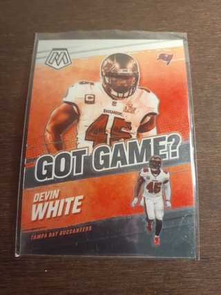 2021 Panini Mosaic DEVIN WHITE GOT GAME? 