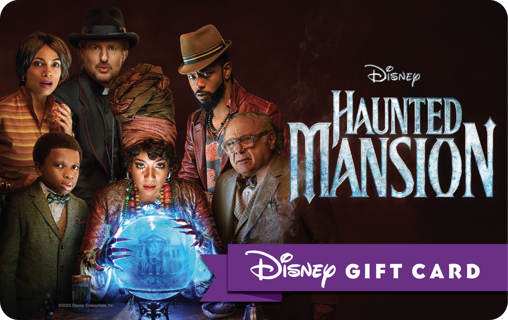 $10 Disney Gift Card eGift - Haunted Mansion