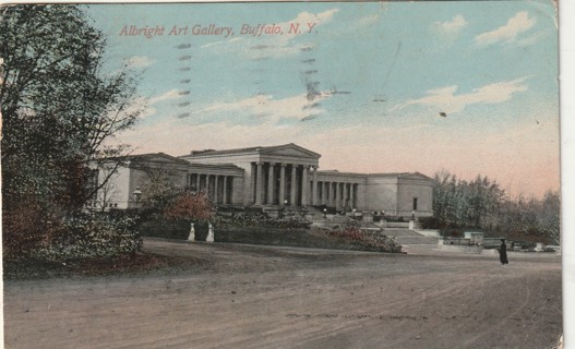 Vintage Used Postcard: g: 1911 Albright Art Gallery, Buffalo, NY