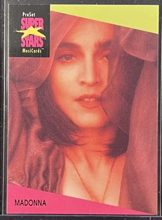 1991-92 Pro Set Super Stars MusiCards Madonna #68