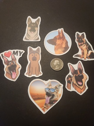 German Shepherd Stickers - Lot 1