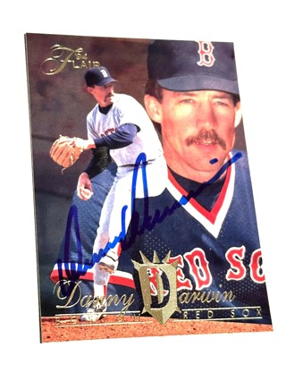 Autographed Danny Darwin, 1994 Flair #12, Boston Red Sox 